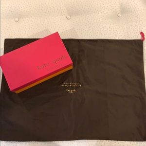 Kate Spade Empty Shoe Box and Dust Bag.